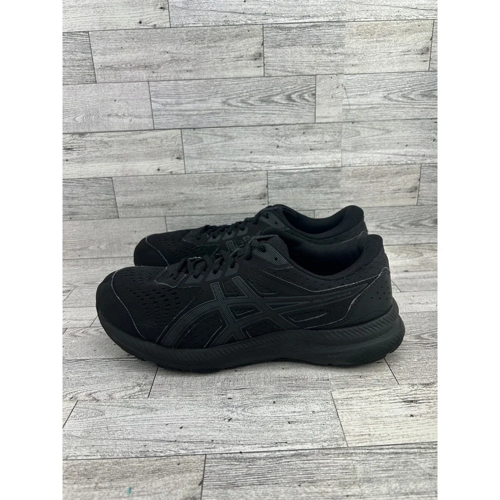ASICS‎ Gel Contend 8 Black Running Shoes Athletic Sneakers Men's Size 8.5